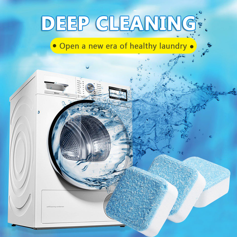 Viên tẩy lồng giặt giúp cho việc vệ sinh máy giặt đạt hiệu quả cao hơn