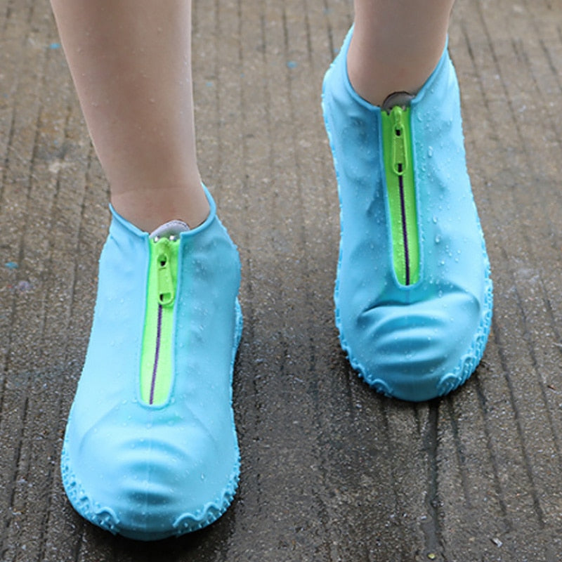 Silicone Shoe Covers with Zipper 