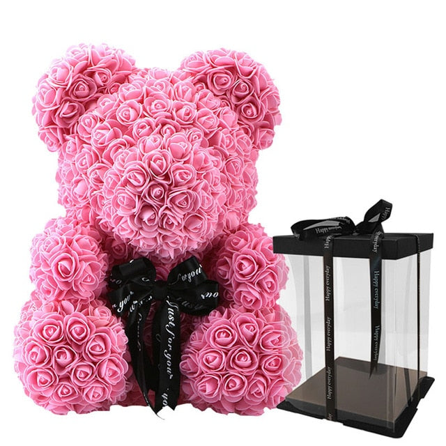 luxury rose teddy bear