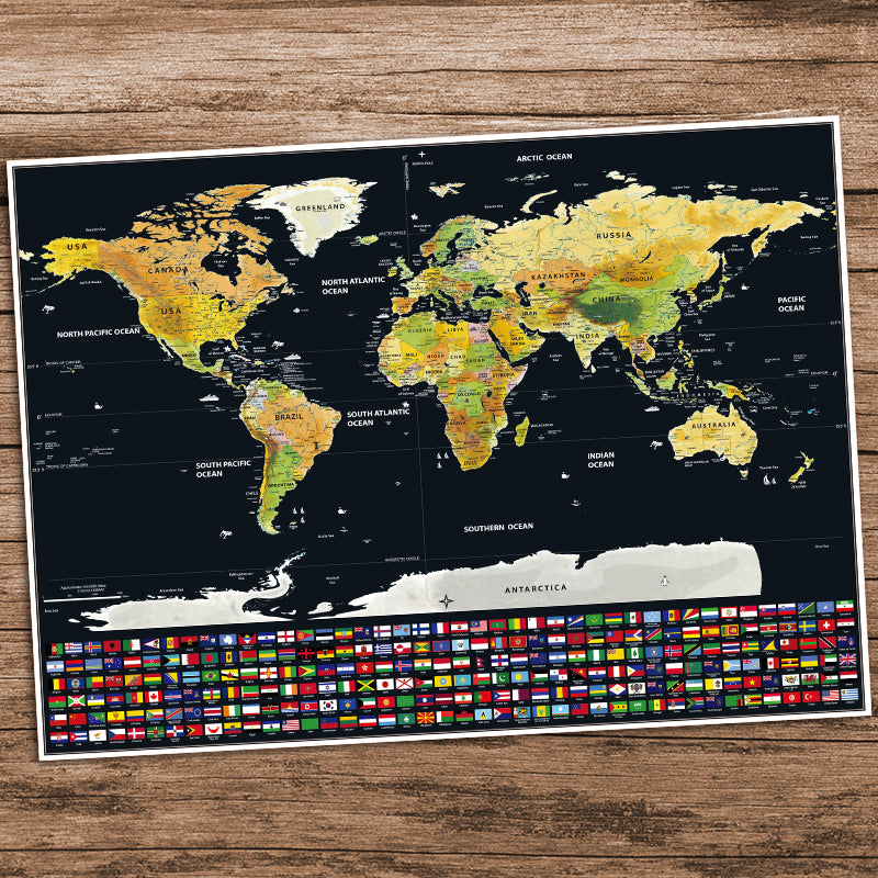 scratch off world map poster Scratch Off World Map Poster Personalized Travel Journal Scratch scratch off world map poster