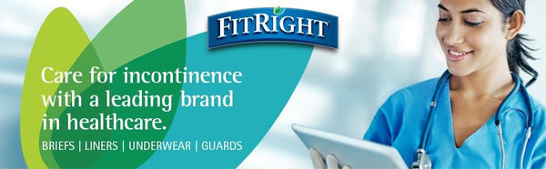 FitRight Plus Adult Diapers - Disposable Incontinence Briefs with Tabs - Moderate Absorbency