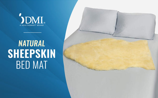 DMI® Natural Sheepskin Wool Comfort Mattress Bed Mat