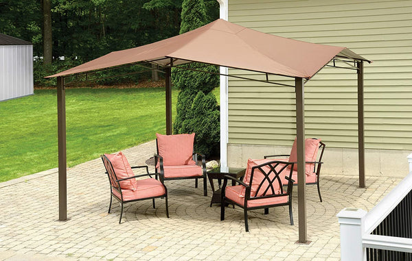 ShelterLogic Canopy Series Sequoia UV Protection Outdoor Gazebo - 12 x 12-Foot Easy Assembly