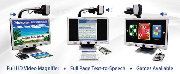 Enhanced Vision Da Vinci Pro All-in-One HD Video Magnifier - Full Page Text-to-Speech