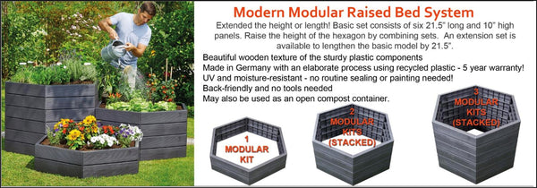Exaco Modular Raised Garden Bed System - Single Unit