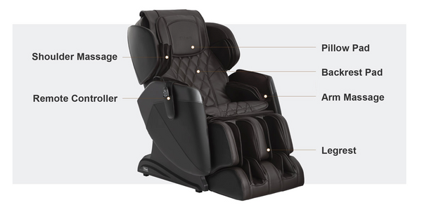Titan Optimus 3D Full Body Reclining Massage Chair