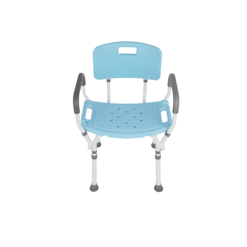 Lifestyle Mobility Aids Premium Shower Chair with Back and Padded Arms ...