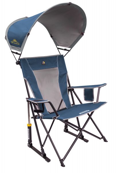 GCI Outdoor SunShade Rocker - Portable Rocking Chair with Shade Cover