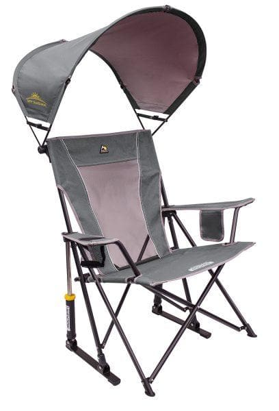 GCI Outdoor SunShade Rocker - Portable Rocking Chair with Shade Cover