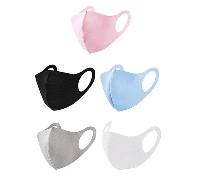 Comfortable Polyester Dusk Masks Are Washable & Reusable - 5 Colors