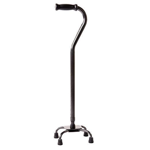 Carex Bariatric Quad Cane Adjustable Height Walking Stick Small