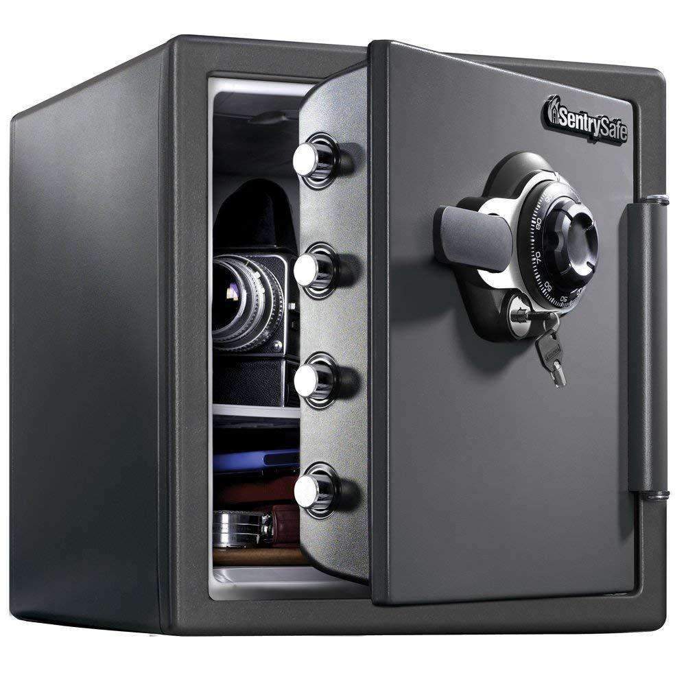 SentrySafe Fireproof And Waterproof Safe With Dial Combination 1 23   61S88Cre8TL 