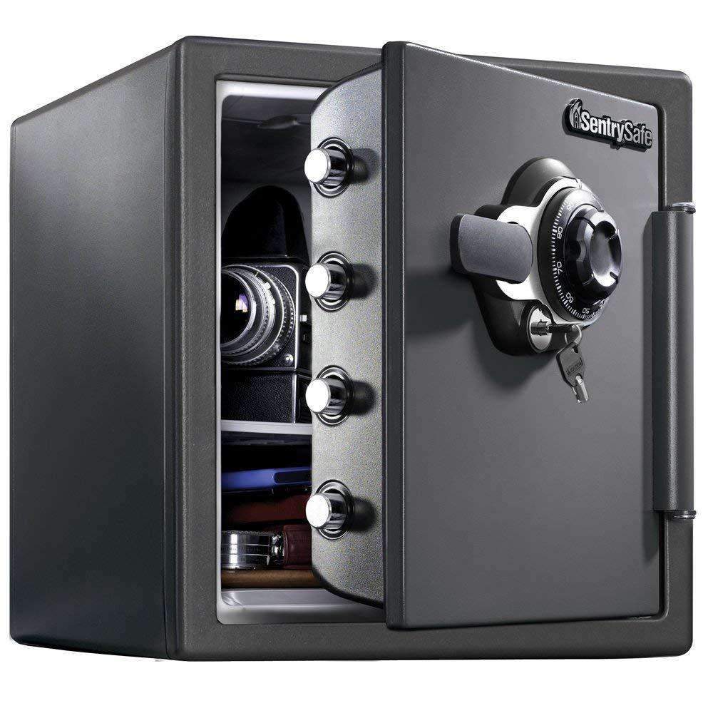 SentrySafe Fireproof and Waterproof Safe with Dial Combination - 1.23