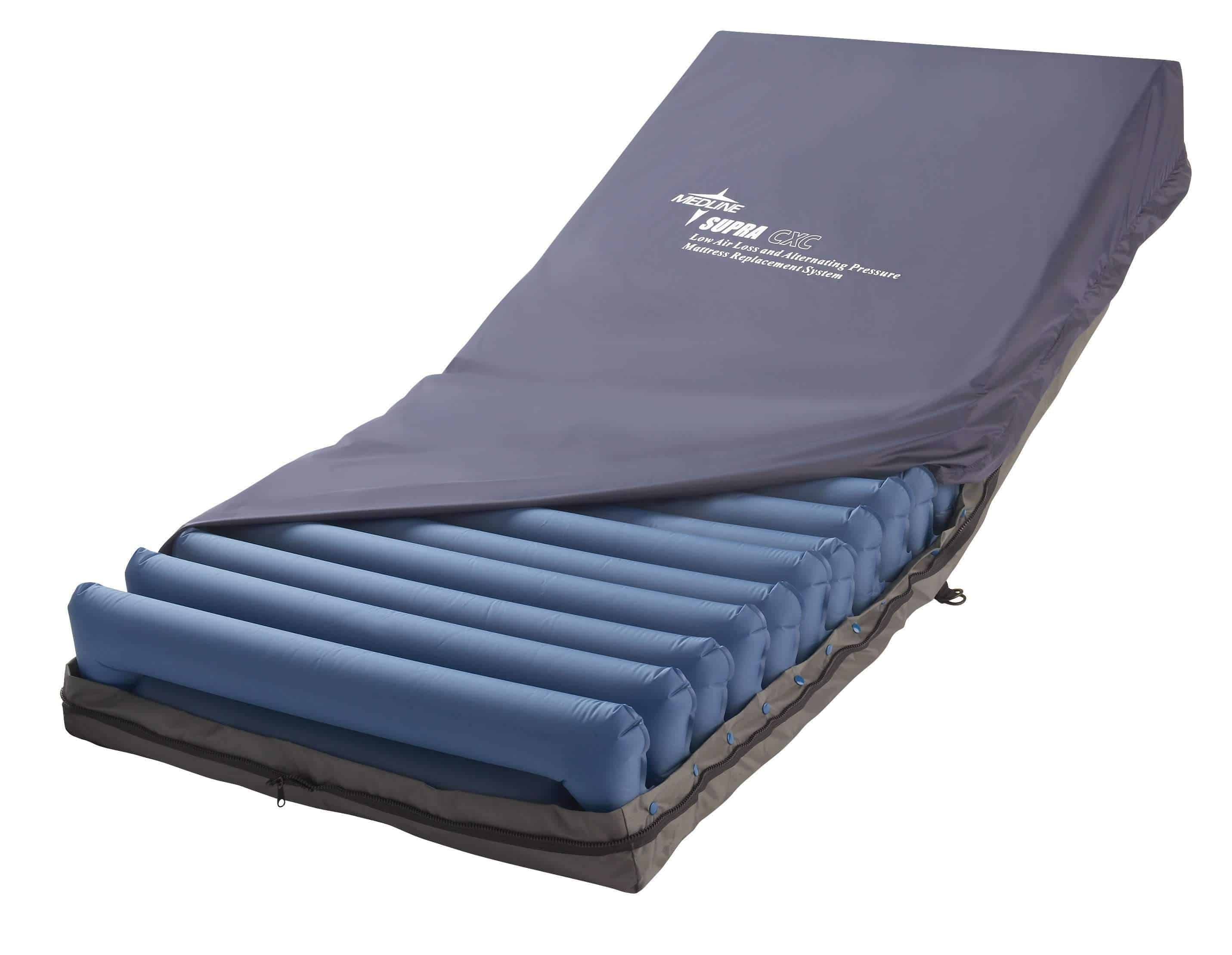 low air loss mattress with incontinent cover