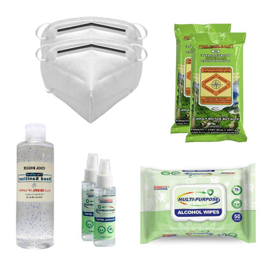 Deluxe Personal Protection Bundle - All Of The Essentials - Free 2 Day Delivery - Senior.com PPE Kits