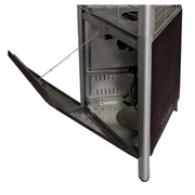 SUNHEAT Tall Decorative Flame Triangle Glass Tube Patio Heaters - Senior.com Heaters & Fireplaces