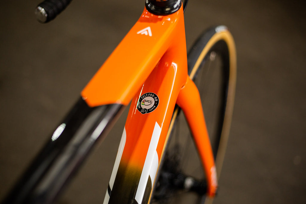 orange road bike