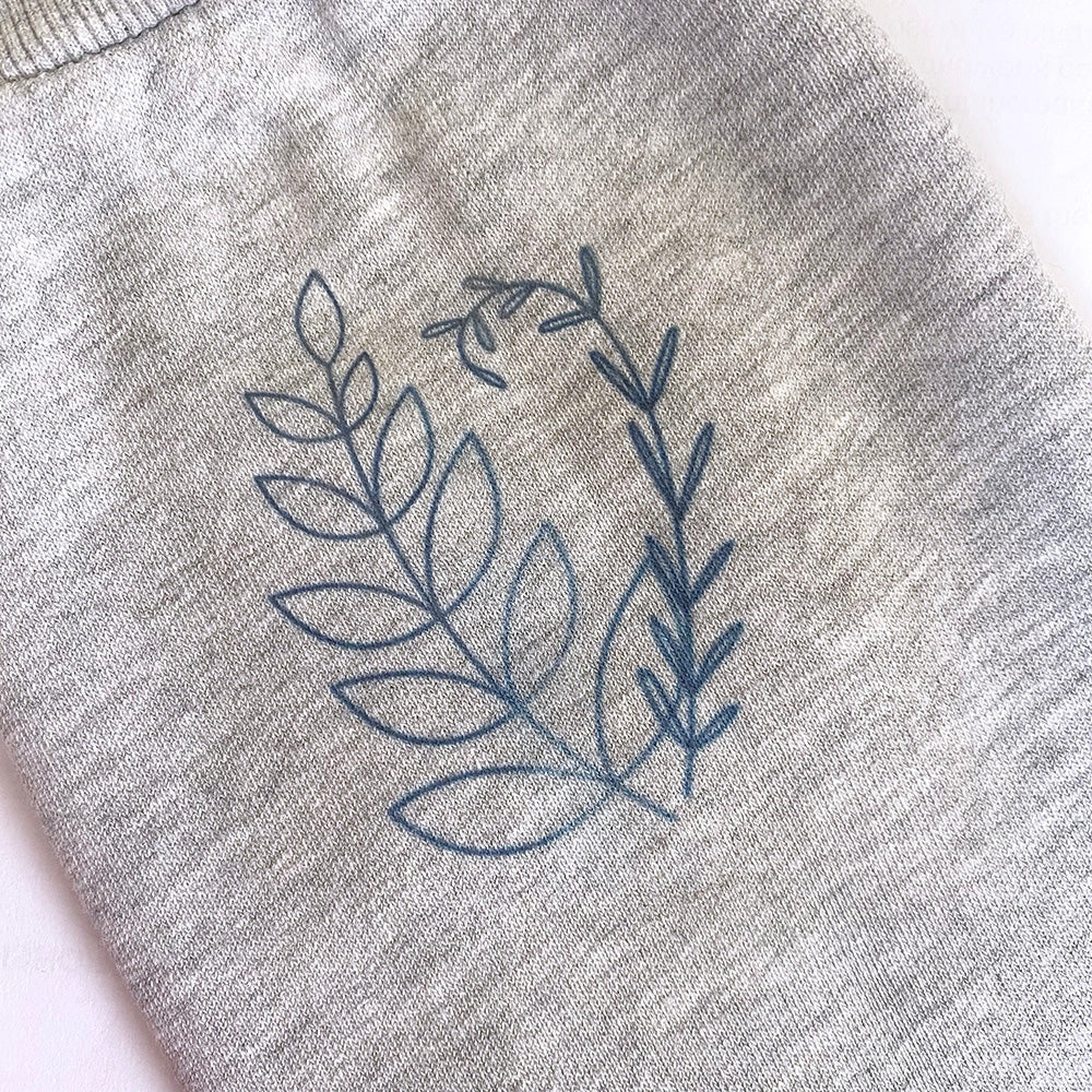 Leaf Motifs: Foliage Embroidery Patterns (iron-on transfers