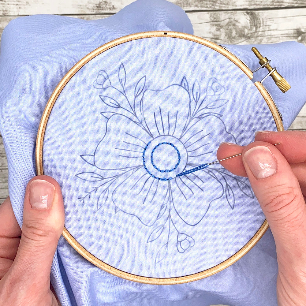 How to Use an Iron-On Embroidery Transfer: 30-Second Tutorial