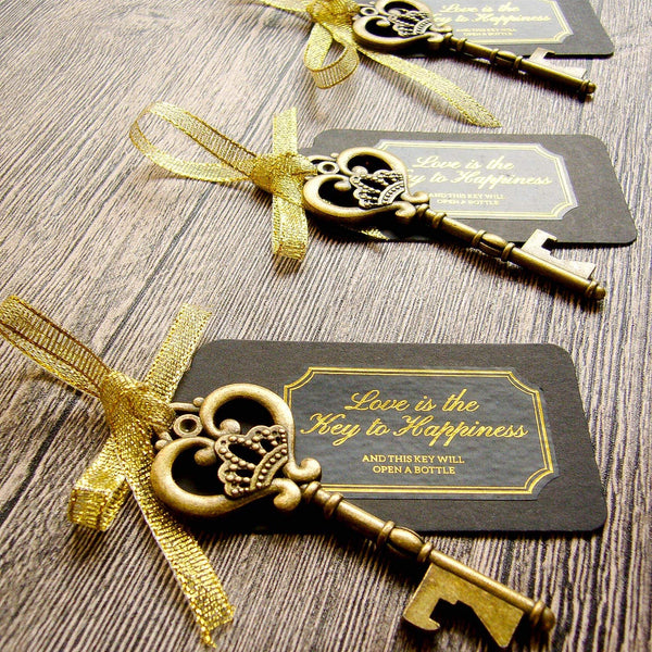 wedding favour keys