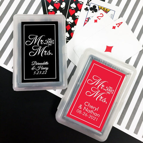 Black Playing Cards Custom Playing Cards with Photo Personalized