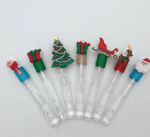 Christmas-themed Bubble Wands