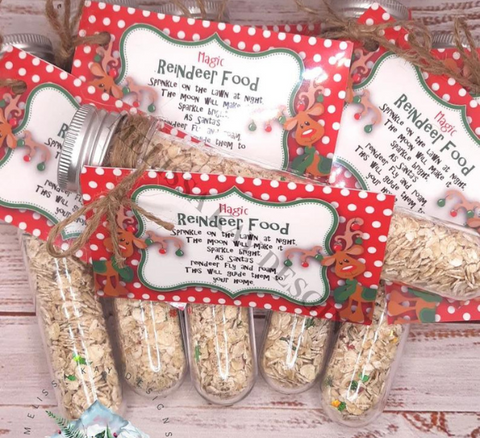 Magic Reindeer Food Tube with Poem Card