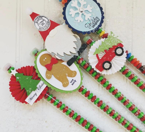 Christmas Candy Wands Favors