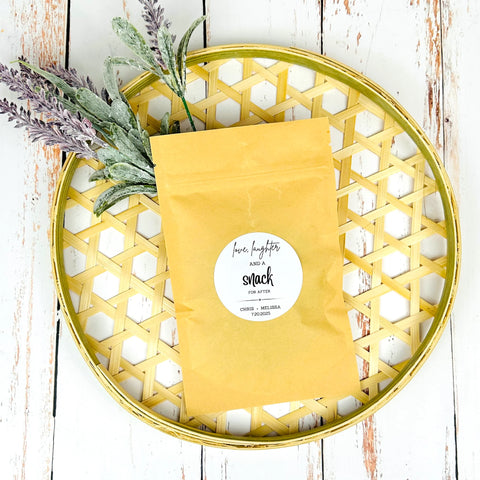 Gold & Greenery Welcome Custom Favor Bags