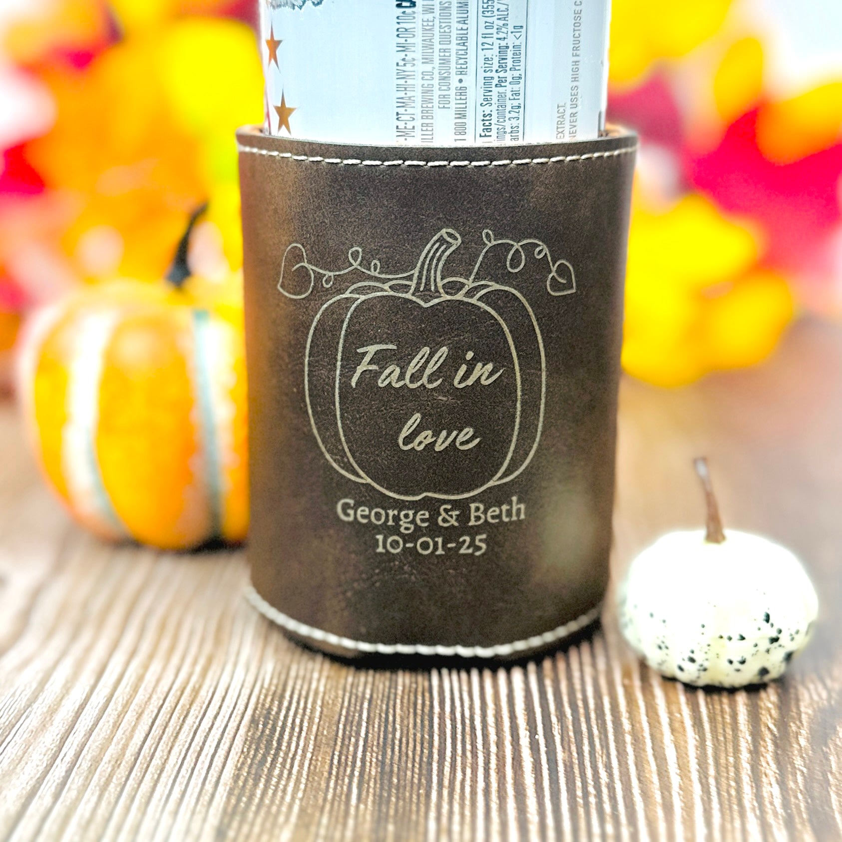 Personalized Cheers Y'all Wedding Can Cooler – Style #409 – Fall For Design