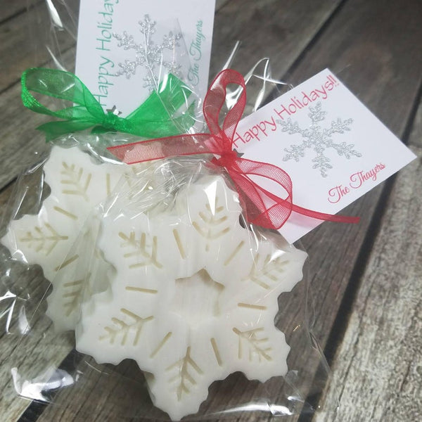 Snowflake Soap Favors Snow in Love Winter Bridal Shower Decorations, Silver  Blue Wedding Thank You Gift for Guests in Bulk Party Decor 