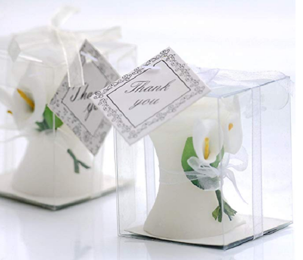 wedding party favors candles