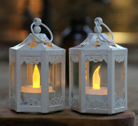 60 Gold Mini Lanterns, DIY, Pick Your Color, Wedding Favors