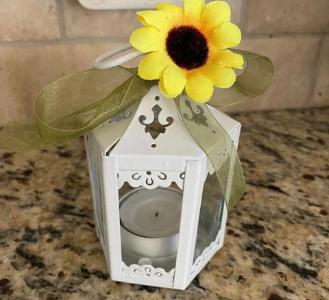 Mini White Hanging Lantern Tea Light Holders - Beaucoup Wedding Favors, Gifts, Supplies & More