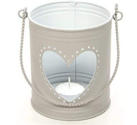 Mini White Hanging Lantern Tea Light Holders - Beaucoup Wedding Favors, Gifts, Supplies & More