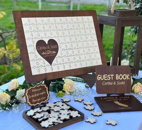 11 Creative Alternative Wedding Guest Books to Bring All The Smiles -  Tidewater and Tulle