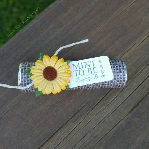 Pumpkin and Sunflower Fall Baby Shower Seed Packet Favors