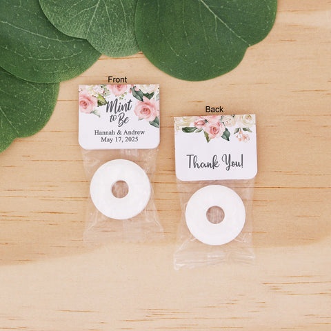 Personalised Wedding Favour Idea Mint to Be Favor SWEETS 