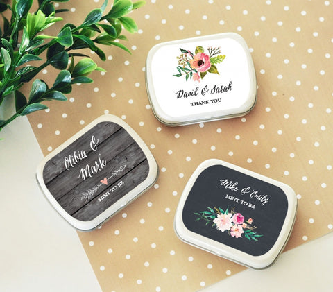 Personalized Expressions Collection mint tins - Nice Price Favors