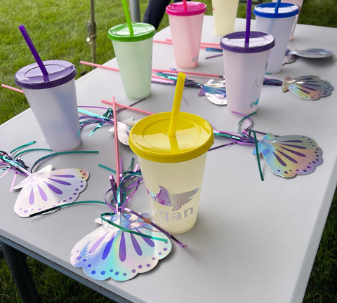 Personalized Kids Cups, Party Favor, Personalized Cups, Kids Reusable Cups,  Personalized Cups With Straws, Personalized Easter Gift 