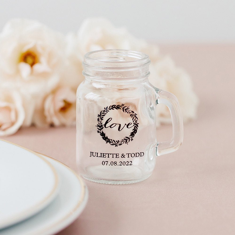 Personalized Mason Jar Drinking Glasses – A Gift Personalized