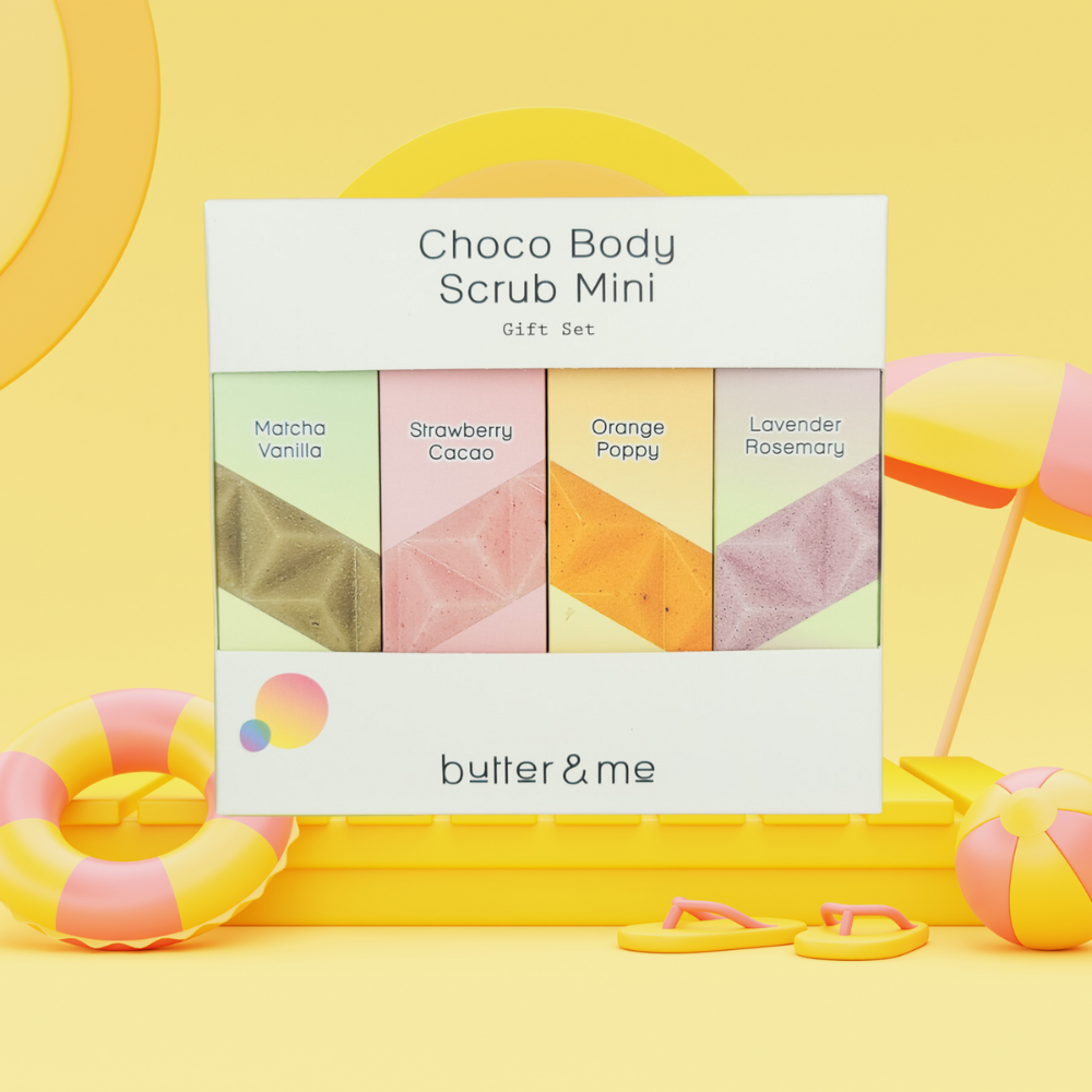Choco Body Scrub Mini Gift Set