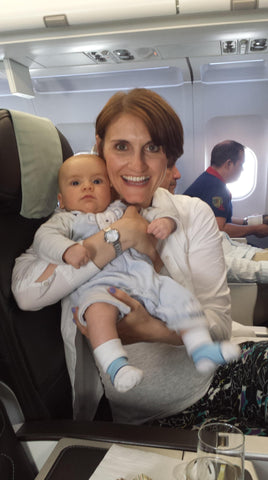 new mum travelling with baby | Lovingly Signed