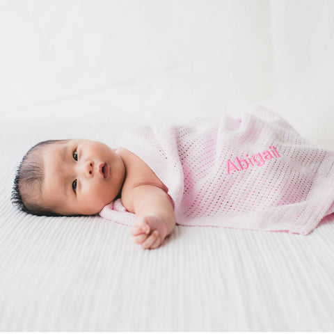 new-baby-personalised-pink-cellular-blanket-lovingly-signed-singapore