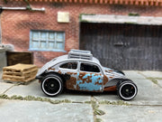 Loose Hot Wheels - VW Custom Volkswagen Beetle - Primer Gray