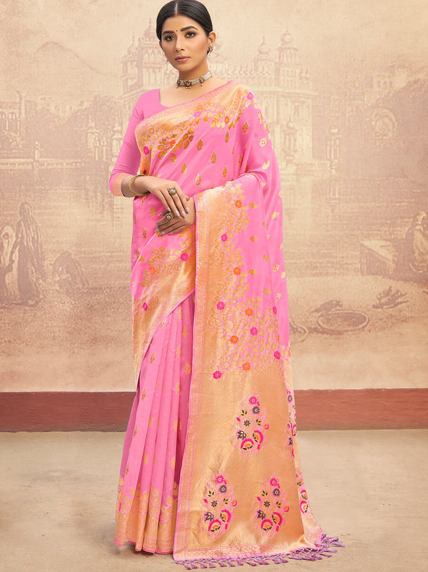 Pink Punch 02 - 38 Saree Contour