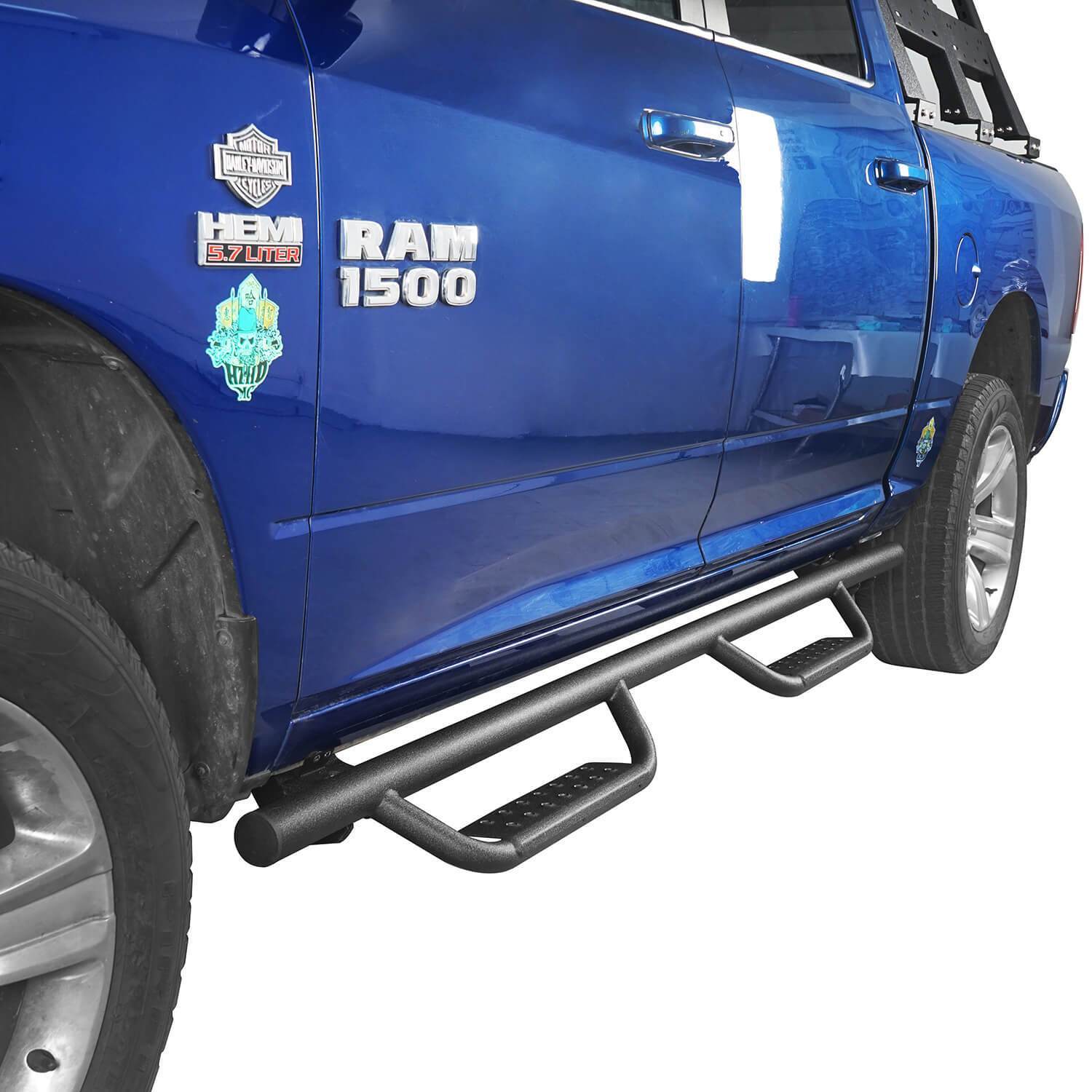 Nerf Steps Side Bars 2009-2018 Dodge Ram 1500 Crew Cab 4-Door