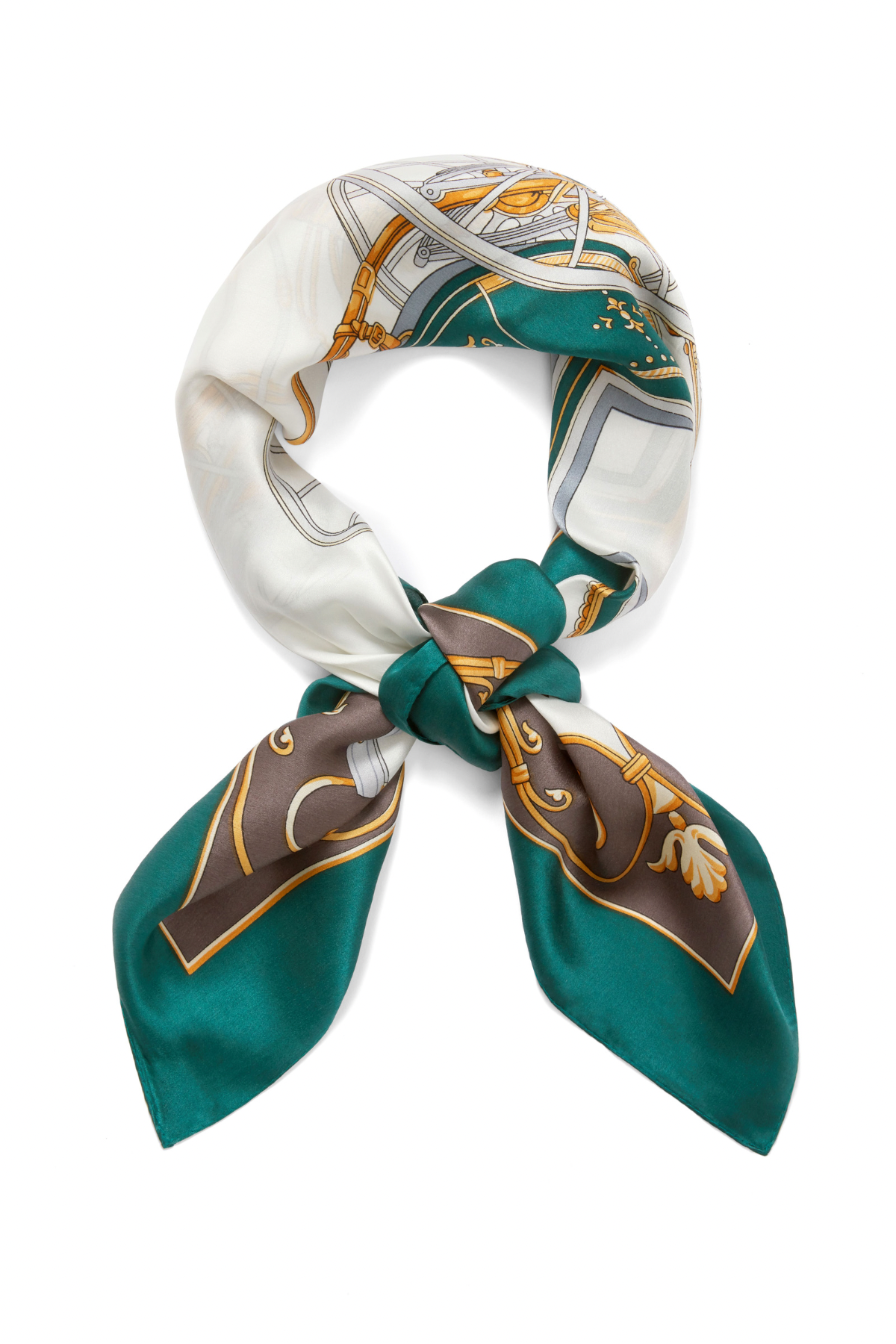 Burlington Silk Scarf -Green