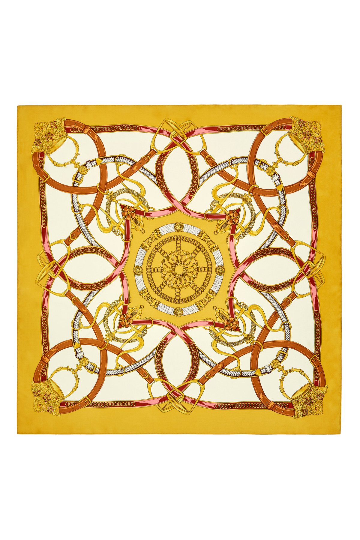 Burlington Silk Scarf - Gold