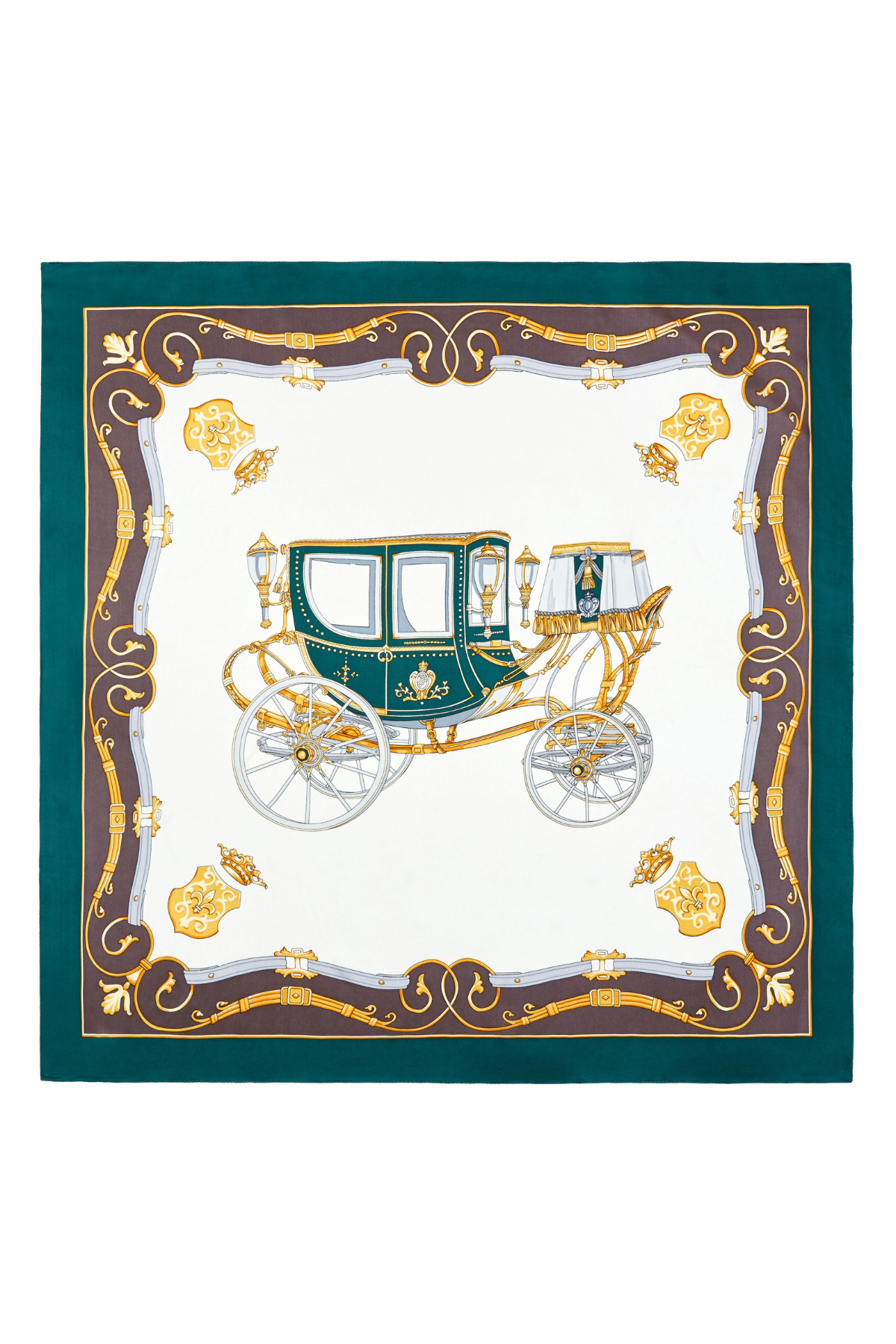 Burlington Silk Scarf -Green